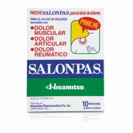 SALONPAS PARCHE X 10 UNIDADES