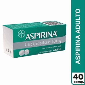 Aspirina 500 mg x 40...