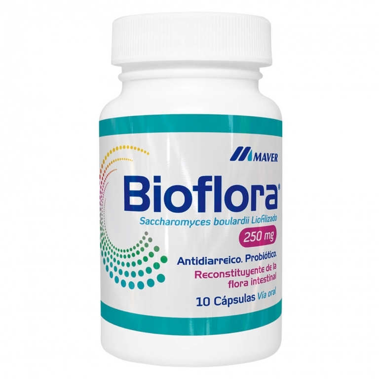 BIOFLORA CAP 250 MG X 10