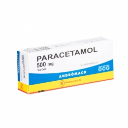 PARACETAMOL 500 MG X 16 COMPRIMIDOS ANDROMACO (BE)