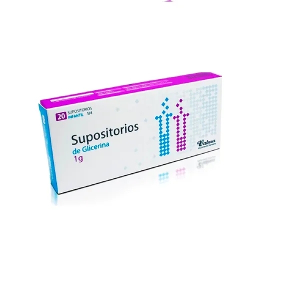 SUP. DE GLICERINA INFANTIL 1 G X 20