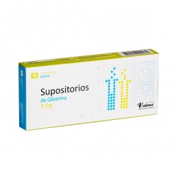 SUPOSITORIO DE GLICERINA ADULTO 3,5 GR X 10
