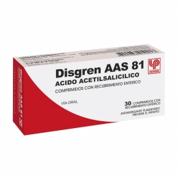 Disgren AAS 81 mg x 30 comprimidos recubiertos