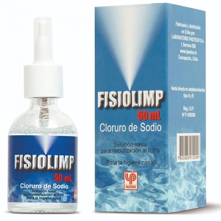 FISIOLIMP SOLUCION NASAL 0,9% X 50 ML