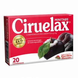 CIRUELAX MINITAB COM 75 MG X  20