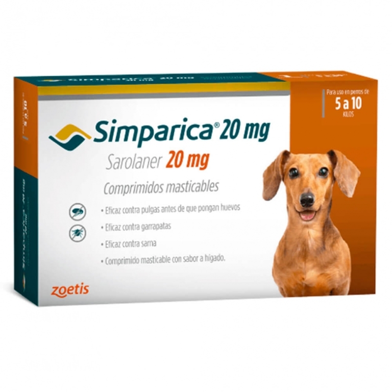 SIMPARICA COM MAST 20 MG X 3