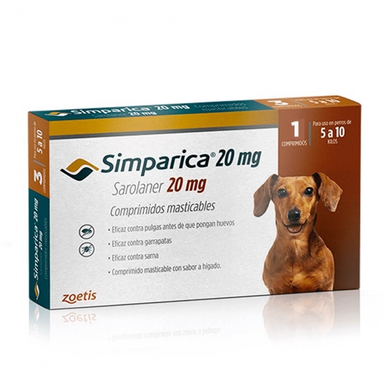 SIMPARICA COM MAST 20 MG X 1