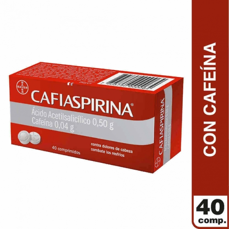 CAFIASPIRINA  X 40 COMPRIMIDOS