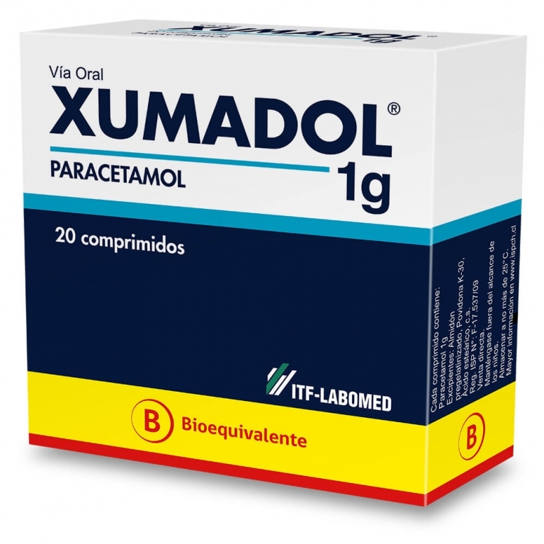 XUMADOL 1000 MG X 20 COMPRIMIDOS