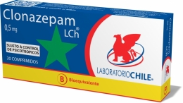 CLONAZEPAM 0,5 MG X 30 COMPRIMIDOS