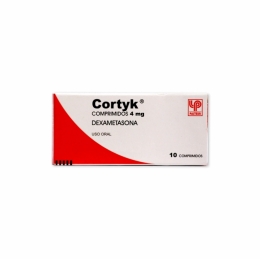 CORTYK COM 4 MG X 10 (DEXAMETAZONA)