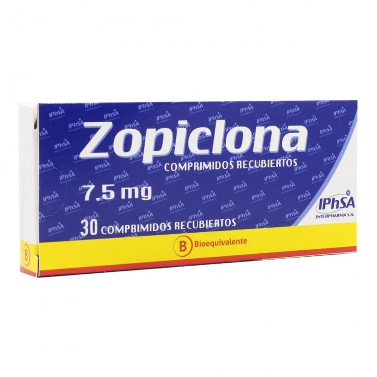 ZOPICLONA  7,5 MG X 30 COMPRIMIDOS