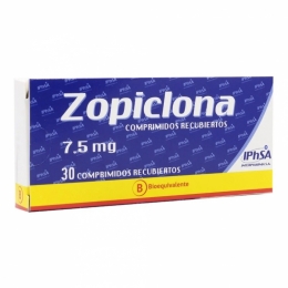 ZOPICLONA  7,5 MG X 30 COMPRIMIDOS