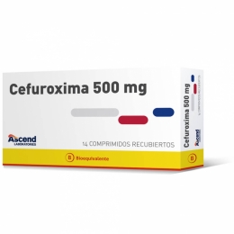 CEFUROXIMA COM 500 MG X 14 ASCEND