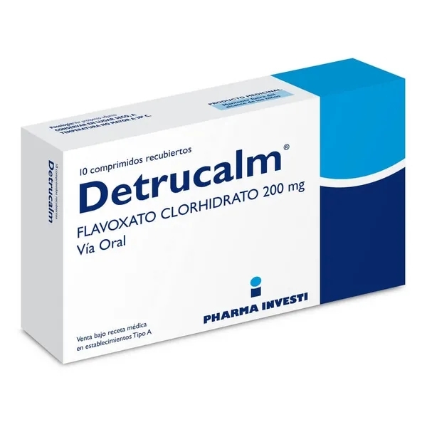 DETRUCALM 200 MG X 10 COM REC