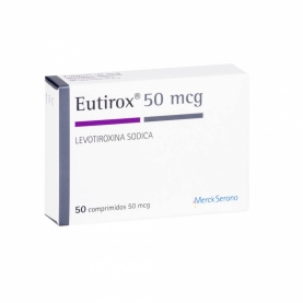 EUTIROX  50 MCG X 50 COMPRIMIDOS