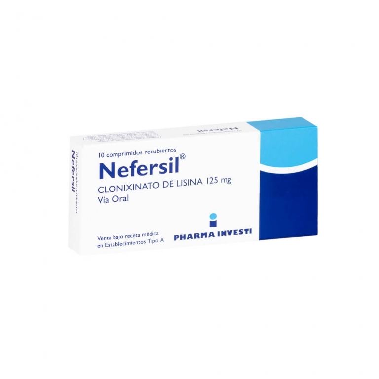 NEFERSIL  125 MG X 10 COMPRIMIDOS