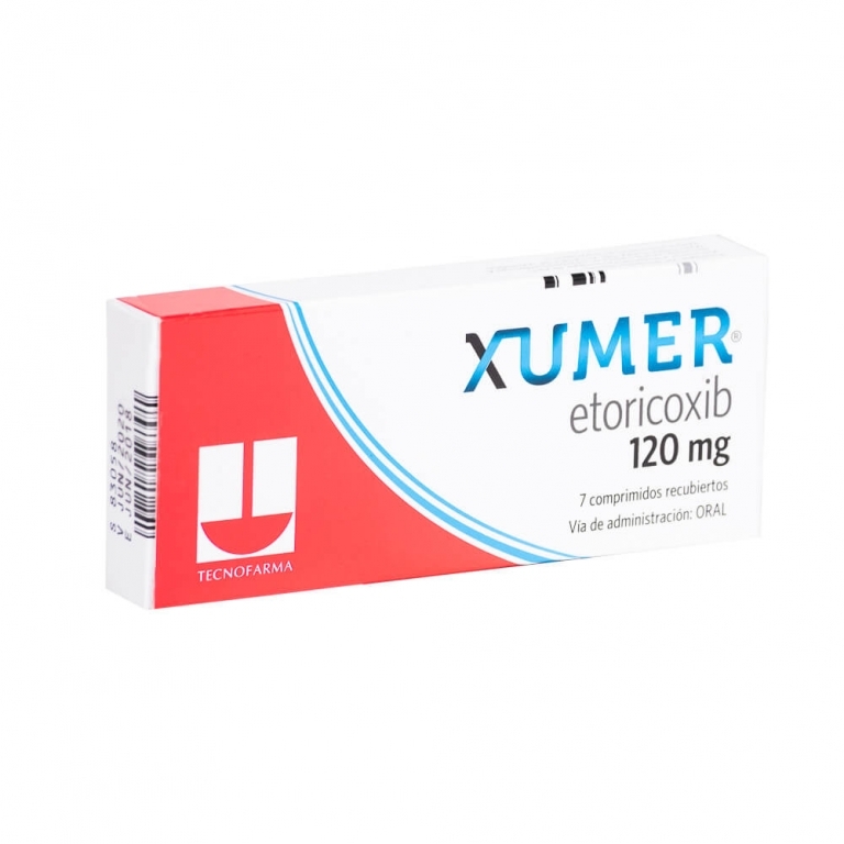 XUMER 120 MG X 7 COMPRIMIDOS RECUBIERTOS (BE)