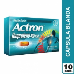 ACTRON  400 MG X 10 CAPSULAS