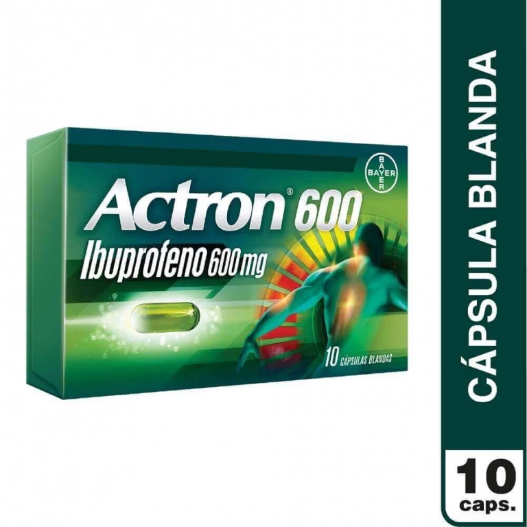 ACTRON 600 MG X 10 CAPSULAS