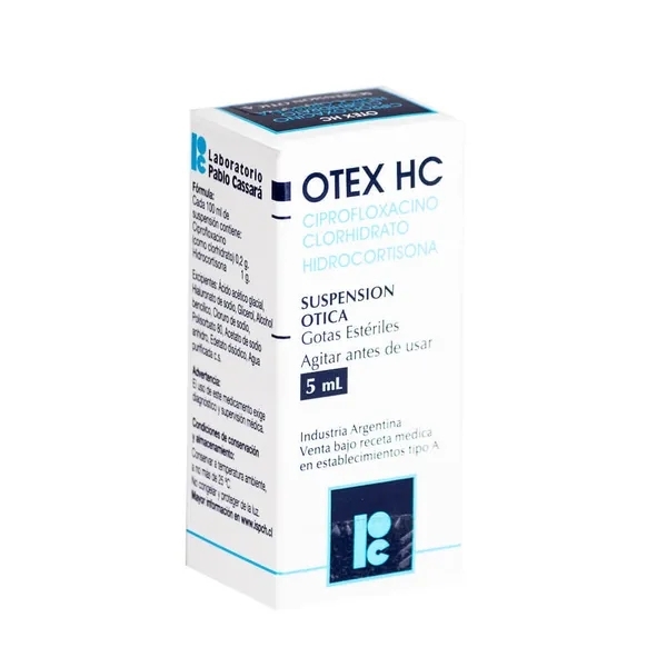 OTEX HC SOLUCION OTOLOGICA .0,2% X5ML