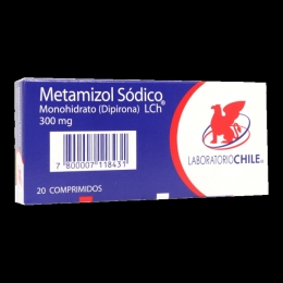 Metamizol sódico 300 mg 20 comprimidos