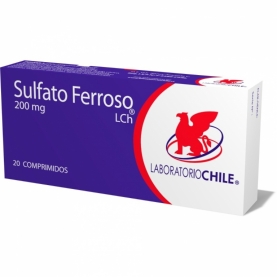 Sulfato Ferroso 200 mg x 20...