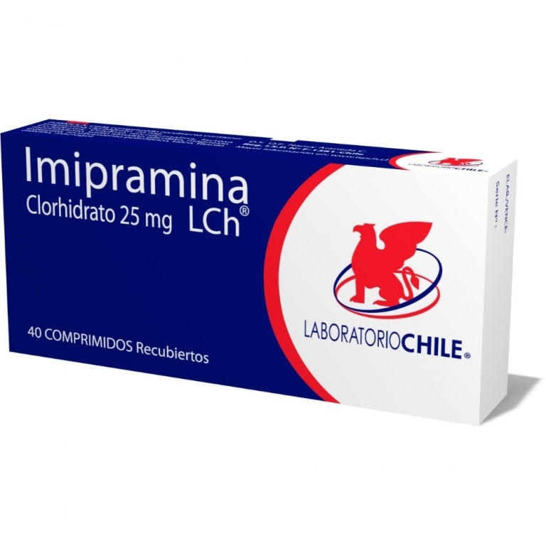 IMIPRAMINA COM 25 MG X 40 CHILE