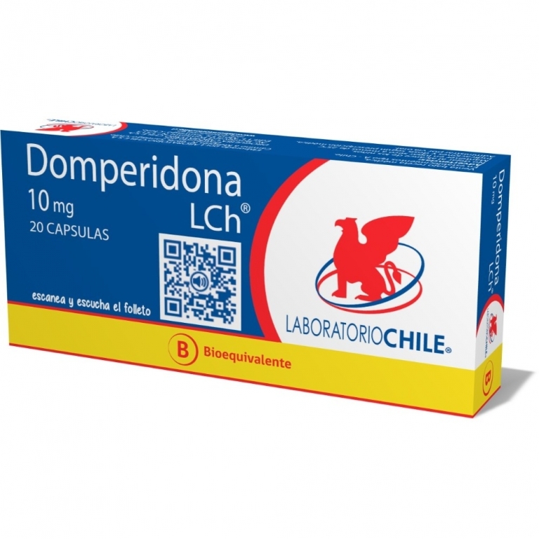 DOMPERIDONA  10 MG X 20 CAPSULAS CHILE (BE)