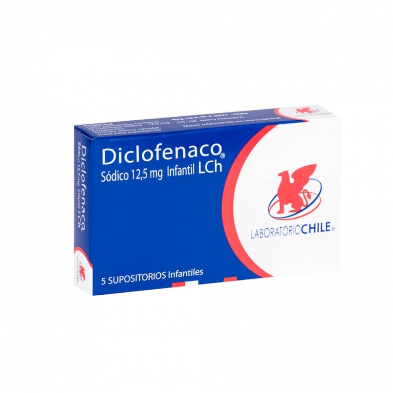 DICLOFENACO INFANTIL 12,5 MG X 5 SUPOSITORIOS
