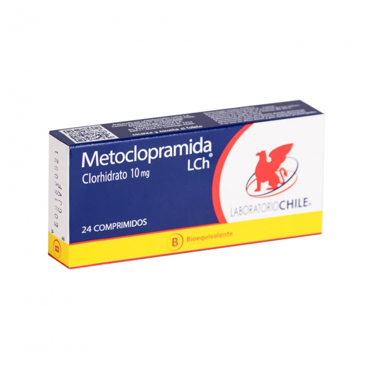 Metoclopramida 10 mg x 24 comprimidos