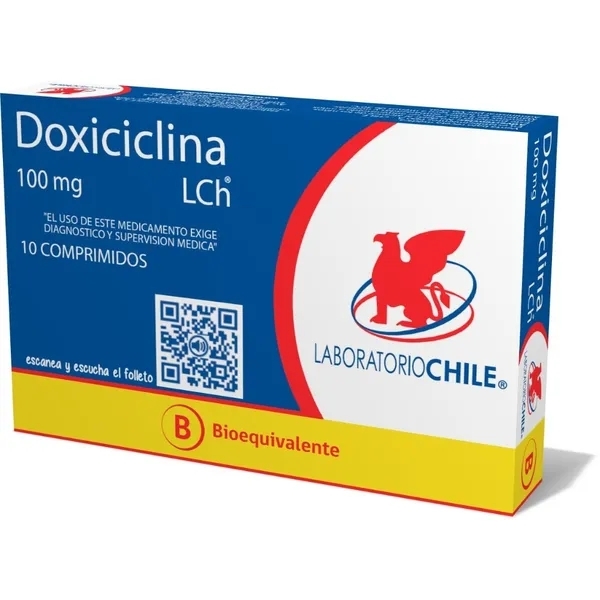 DOXICICLINA 100 MG X 10 COMPRIMIDOS (BE)
