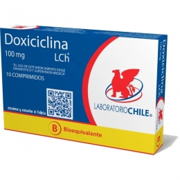 DOXICICLINA 100 MG X 10 COMPRIMIDOS (BE)