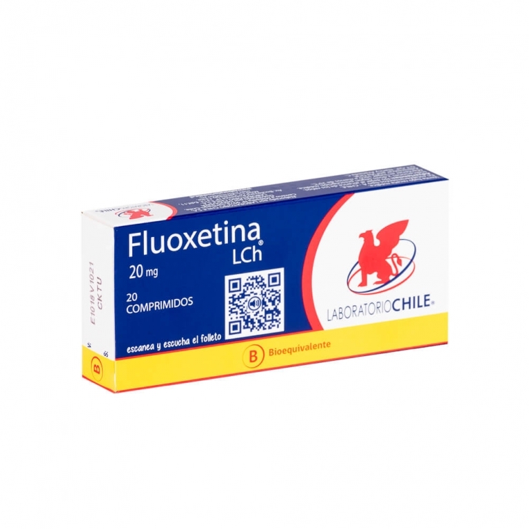 FLUOXETINA 20 MG X 20 COMPRIMIDOS CHILE