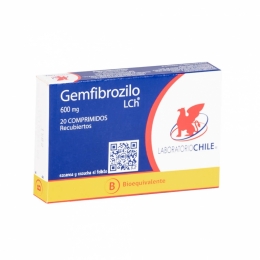 GEMFIBROZILO 600 MG X 20 COMPRIMIDOS