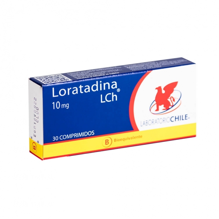LORATADINA 10 MG X 30 COMPRIMIDOS