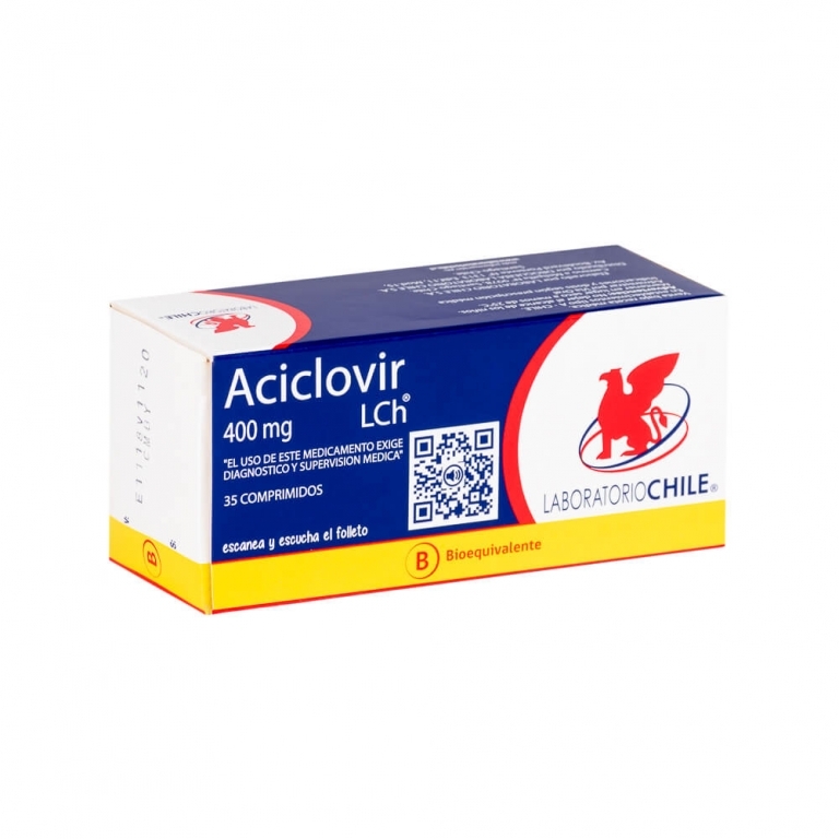 Aciclovir 400 mg x  35 comprimidos 