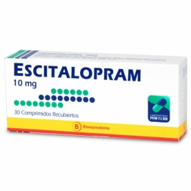 ESCITALOPRAM COM 10 MG X 30...