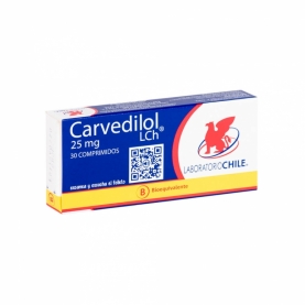 CARVEDILOL COM 25 MG X 30...