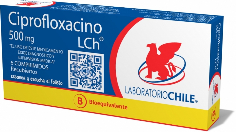 CIPROFLOXACINO 500 MG X 6 COMPRIMIDOS