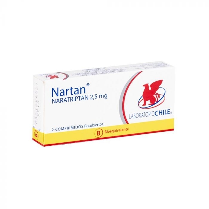 NARTAN COM 2,5 MG X  2 (BE)