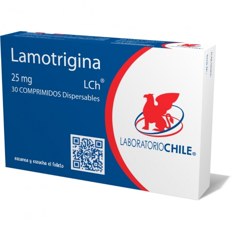 LAMOTRIGINA COM  25 MG X 30 CHILE