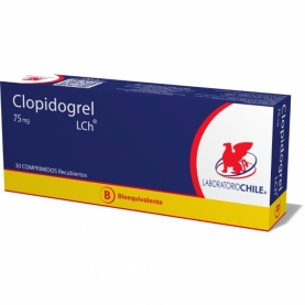 CLOPIDOGREL COM 75 MG X 30...