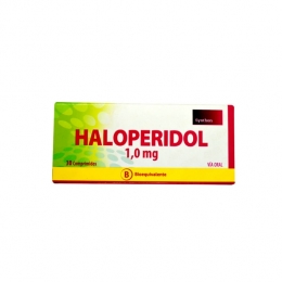 HALOPERIDOL 1 MG X 30 COMPRIMIDOS 