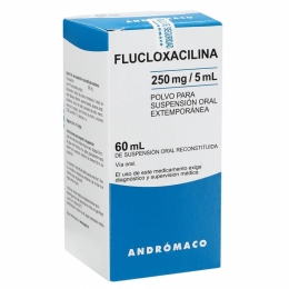 Flucloxacilina polvo para suspensión oral 250 mg/5mL x 60 mL