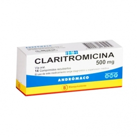 CLARITROMICINA 500 MG X 14...