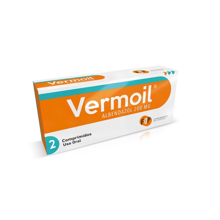 Vermoil 200 mg x 2 comprimidos