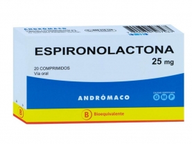 ESPIRONOLACTONA COM 25 MG X...