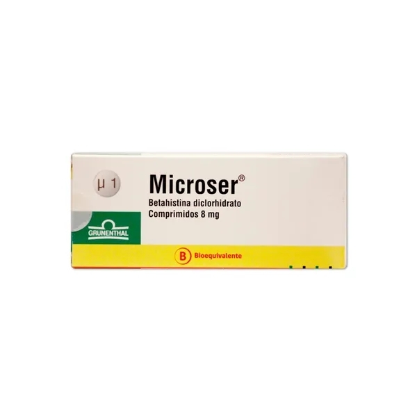 MICROSER  8 MG X 30 COMPRIMIDOS