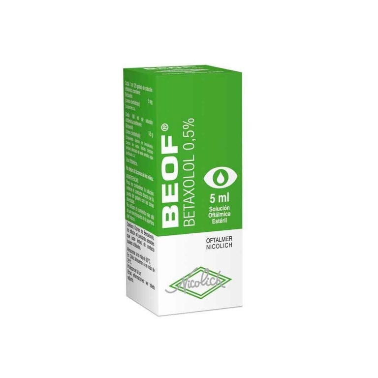 BEOF SOLUCION OFTALMICA 0,5% X 5 ML